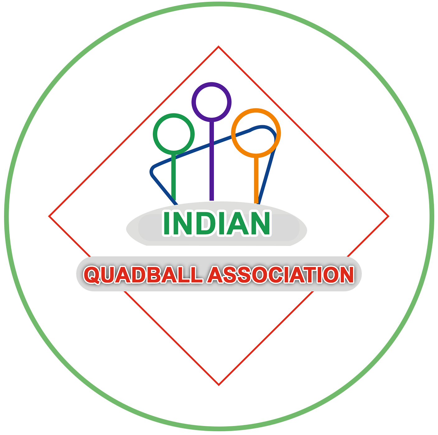 India Quadball logo